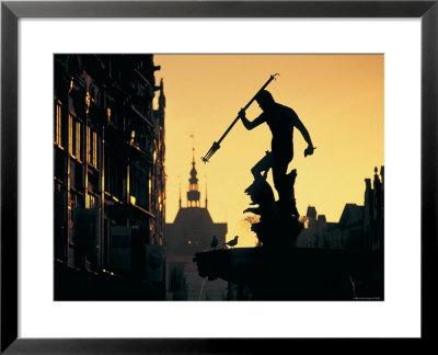 Neptune Fountain, Gdansk, Poland by Peter Adams Pricing Limited Edition Print image