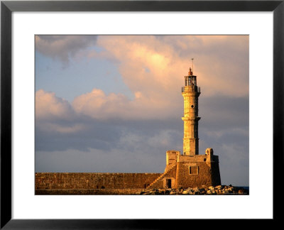 Lighthouse Built In 16Th Century, Hania, Greece by John Elk Iii Pricing Limited Edition Print image