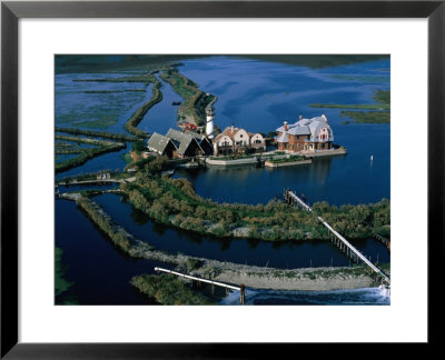 Centre Of Aquiculture Estate On Lagoon Of Venice, Veneto, Italy by Roberto Gerometta Pricing Limited Edition Print image