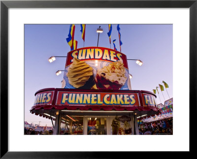 Sundaes And Funnel Cakes Stand At The New Mexico State Fair by Ray Laskowitz Pricing Limited Edition Print image