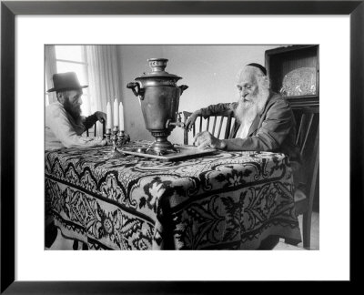 Jews Making Tea With Russian Type Samovar by Paul Schutzer Pricing Limited Edition Print image