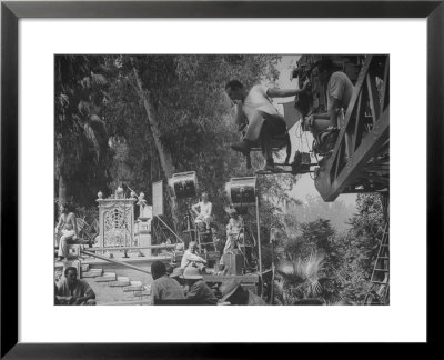 Movie Being Produced In A Beautiful Environment by Walter Sanders Pricing Limited Edition Print image