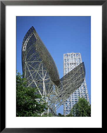 La Barceloneta And Hotel Art, Barcelona, Catalonia, Spain by Hans Peter Merten Pricing Limited Edition Print image