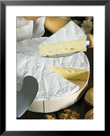 French Brie Cheese, France by Nico Tondini Pricing Limited Edition Print image