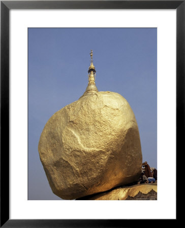 Golden Rock, The Balancing Boulder Temple Of Kyaikbyo, Myanmar (Burma) by Alison Wright Pricing Limited Edition Print image