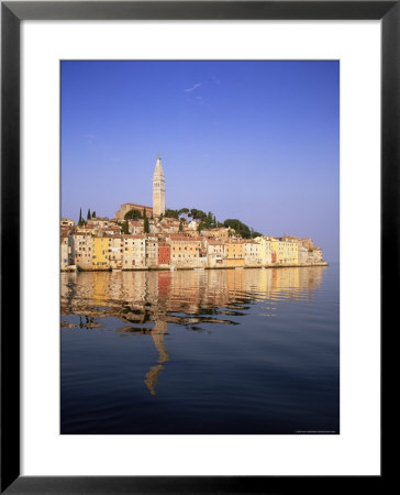 Old Town Houses And Cathedral Of St. Euphemia, Rovinj, Istria, Croatia, Europe by Gavin Hellier Pricing Limited Edition Print image