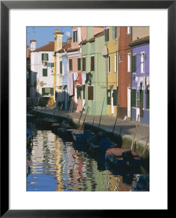 Painted Houses, Burano, Venice, Veneto, Italy, Europe by Lee Frost Pricing Limited Edition Print image