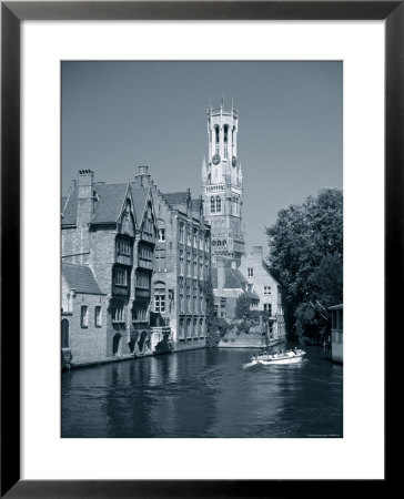 Belfry And Canal, Bruges, Belgium by Gavin Hellier Pricing Limited Edition Print image