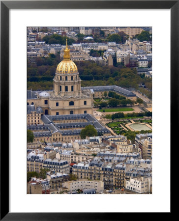 View Of Hotel Des Invalides From Eiffel Tower, Paris, France by Lisa S. Engelbrecht Pricing Limited Edition Print image