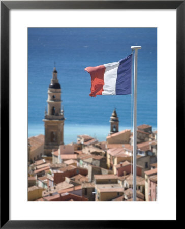 Menton, French Riviera, Cote D'azur, France by Doug Pearson Pricing Limited Edition Print image