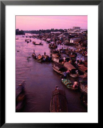 Sunrise On Mekong River, Outside Saigon, Ho Chi Minh City, Vietnam by Jerry Alexander Pricing Limited Edition Print image