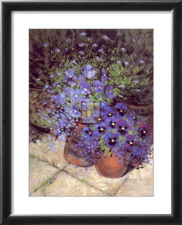 Patio Pansies I by Maureen Jordan Pricing Limited Edition Print image