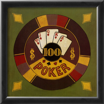 Poker - $100 by Gregory Gorham Pricing Limited Edition Print image