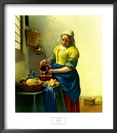 The Milkmaid, C. 1656 by Jan Vermeer Pricing Limited Edition Print image