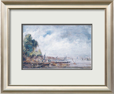The Thames And Waterloo Bridge by John Constable Pricing Limited Edition Print image