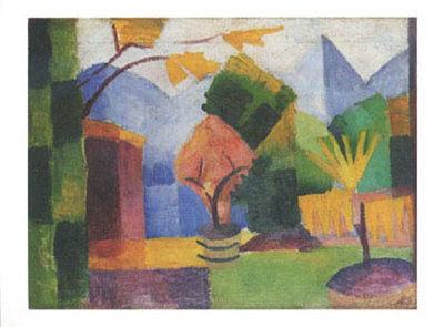 Garden At Thuner Lake by Auguste Macke Pricing Limited Edition Print image