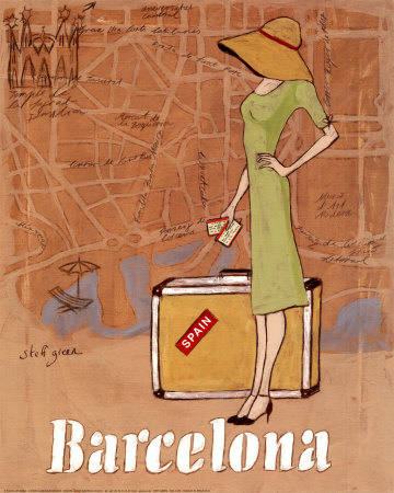 Holiday In Barcelona by Steff Green Pricing Limited Edition Print image