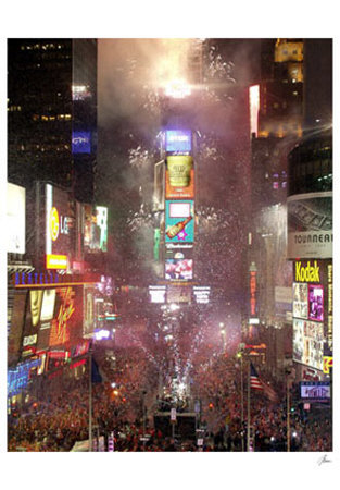 New Year's Eve In Times Square by Igor Maloratsky Pricing Limited Edition Print image