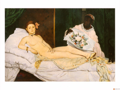 Woman Reclining by Edouard Manet Pricing Limited Edition Print image