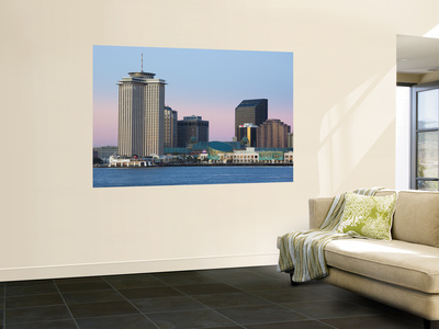 Usa, Louisiana, New Orleans, World Trade Center And The Mississippi River by Walter Bibikow Pricing Limited Edition Print image