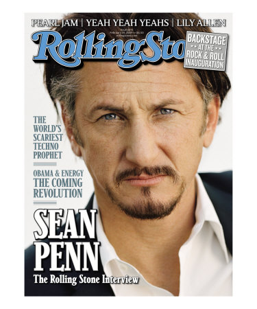 Sean Penn, Rolling Stone No. 1072, February 19, 2009 by Sam Jones Pricing Limited Edition Print image