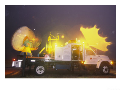 Doppler On Wheels Radar Trucks Wait For Tornadoes To Develop by Peter Carsten Pricing Limited Edition Print image