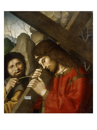 Christ Carrying The Cross by Marco Palmezzano Pricing Limited Edition Print image