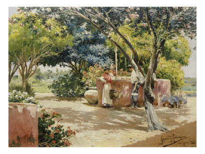 By The Well by Manuel Garcia Rodriguez Pricing Limited Edition Print image