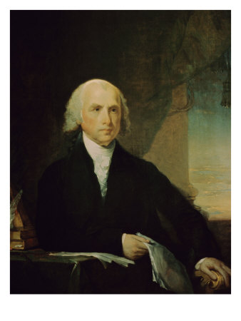 President James Madison by Gilbert Stuart Pricing Limited Edition Print image
