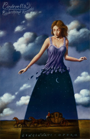 Cinderella by Rafal Olbinski Pricing Limited Edition Print image