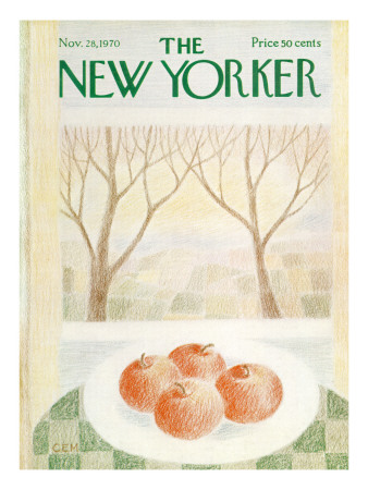 The New Yorker Cover - November 28, 1970 by Charles E. Martin Pricing Limited Edition Print image