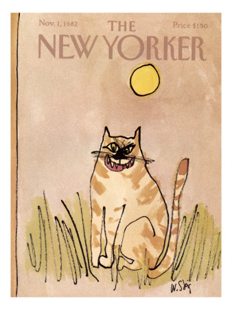 The New Yorker Cover - November 1, 1982 by William Steig Pricing Limited Edition Print image
