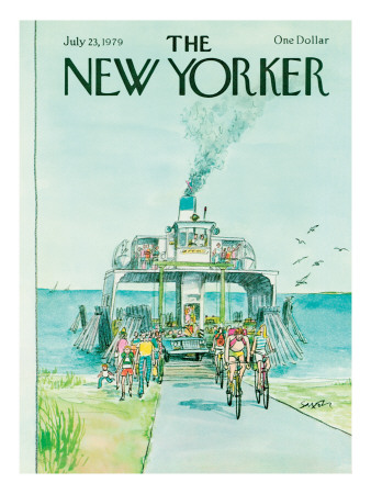The New Yorker Cover - July 23, 1979 by Charles Saxon Pricing Limited Edition Print image