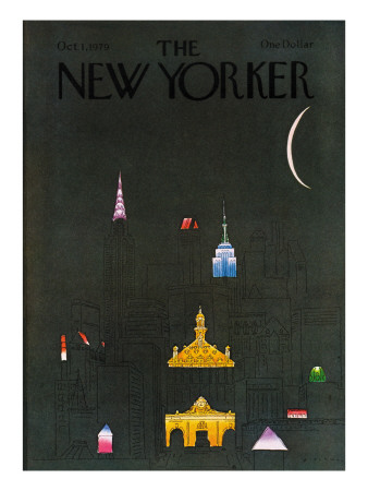 The New Yorker Cover - October 1, 1979 by R.O. Blechman Pricing Limited Edition Print image