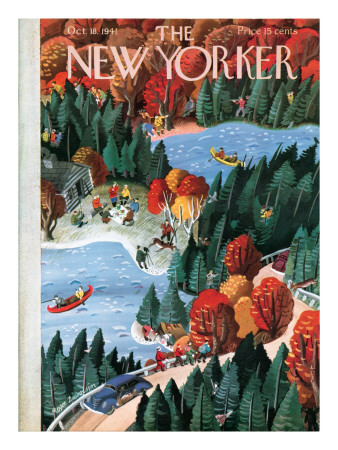 The New Yorker Cover - October 18, 1941 by Roger Duvoisin Pricing Limited Edition Print image
