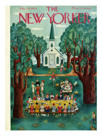 The New Yorker Cover - July 24, 1943 by Ilonka Karasz Pricing Limited Edition Print image