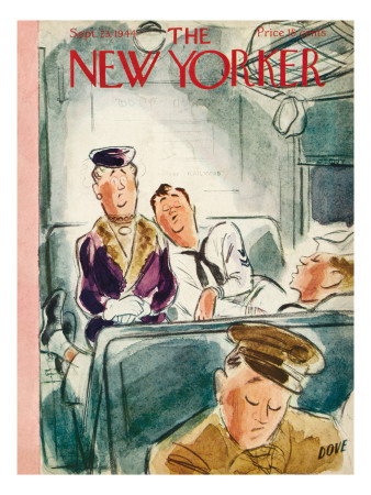 The New Yorker Cover - September 23, 1944 by Leonard Dove Pricing Limited Edition Print image