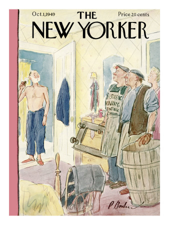 The New Yorker Cover - October 1, 1949 by Perry Barlow Pricing Limited Edition Print image