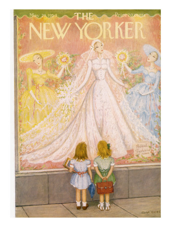 The New Yorker Cover - May 29, 1954 by Edna Eicke Pricing Limited Edition Print image