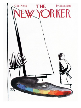 The New Yorker Cover - October 17, 1959 by Arthur Getz Pricing Limited Edition Print image