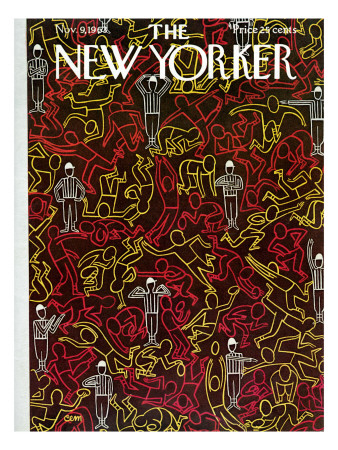 The New Yorker Cover - November 9, 1963 by Charles E. Martin Pricing Limited Edition Print image