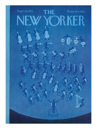 The New Yorker Cover - September 30, 1972 by Charles E. Martin Pricing Limited Edition Print image
