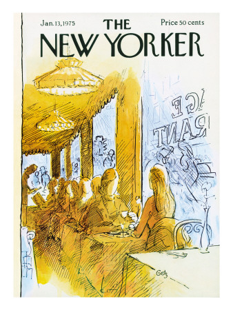 The New Yorker Cover - January 13, 1975 by Arthur Getz Pricing Limited Edition Print image