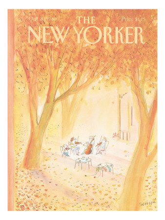 The New Yorker Cover - October 20, 1980 by Jean-Jacques Sempe Pricing Limited Edition Print image