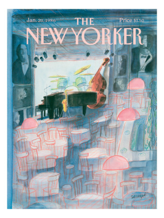 The New Yorker Cover - January 20, 1986 by Jean-Jacques Sempé Pricing Limited Edition Print image