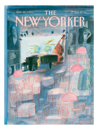 The New Yorker Cover - January 20, 1986 by Jean-Jacques Sempe Pricing Limited Edition Print image