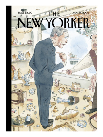The New Yorker Cover - November 13, 2006 by Barry Blitt Pricing Limited Edition Print image