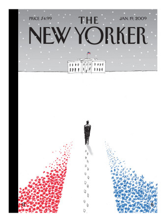 The New Yorker Cover - January 19, 2009 by Guy Billout Pricing Limited Edition Print image