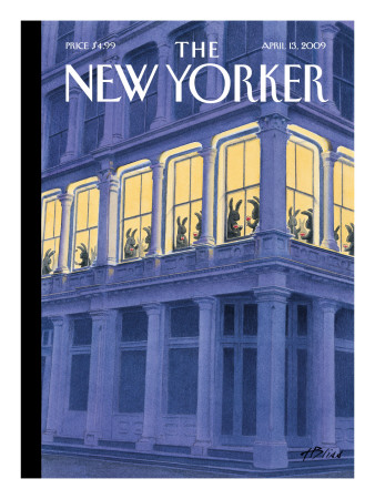 The New Yorker Cover - April 13, 2009 by Harry Bliss Pricing Limited Edition Print image