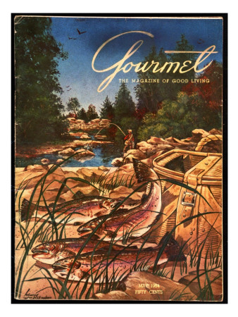 Gourmet Cover - May 1954 by Henry Stahlhut Pricing Limited Edition Print image